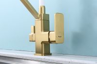 Товар: Смеситель для кухни Raglo Золото матовое Белый арт-R85.62.03 - фото 12 Смеситель для кухни Raglo Золото матовое Белый арт-R85.62.03 — фото 12, Смесители для кухни