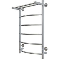 Электрический полотенцесушитель Aringa Берген 80x50 с полкой Хром арт-AR03006CH — фото 1, Электрические полотенцесушители