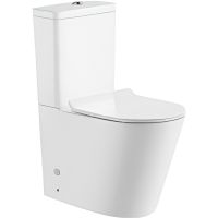 Унитаз компакт CeramaLux с бачком и сиденьем Микролифт арт-2179-1 — фото 1, Напольные унитазы