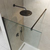 Душевая перегородка CEZARES арт-LIBERTA-L-1-90-C-NERO — фото 3, Душевые перегородки