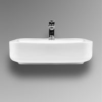 Раковина Bond 50 Белая глянцевая арт-S13-500 — фото 4, Раковины накладные