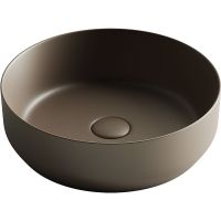 Раковина-чаша Ceramicanova Element 39 Темно-коричневая матовая арт-CN6022MDB — фото 2, Раковины накладные