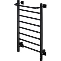 Электрический полотенцесушитель Comfysan Capri EC-8 80x40 с полкой Черный матовый арт-012755 — фото 1, Электрические полотенцесушители