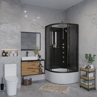 Товар: Душевая кабина Niagara Classic NG-6508-14BKTG (90х90х210) высокий поддон(40см),черный,стекло тониров арт-65081434BKTG - фото 3 Душевая кабина Niagara Classic NG-6508-14BKTG (90х90х210) высокий поддон(40см),черный,стекло тониров арт-65081434BKTG — фото 3, Душевые кабины