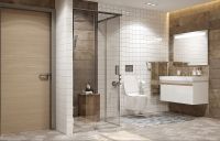 Душевой уголок Ambassador Queen 100х100 профиль Хром стекло прозрачное арт-11011105 — фото 4, Квадратные душевые уголки