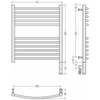 Товар: Электрический полотенцесушитель Сунержа Богема 3.0 600x500 R Состаренная бронза арт-05-5803-6050 - фото 2 Электрический полотенцесушитель Сунержа Богема 3.0 600x500 R Состаренная бронза арт-05-5803-6050 — фото 2, Электрические полотенцесушители