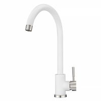 Смеситель для кухни Point белый арт-PN3101W — фото 1, Смесители для кухни