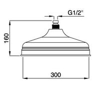 Верхний душ CEZARES арт-CZR-U-SP8-30-02 — фото 2, Верхние души