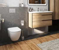 Унитаз подвесной безободковый AQUATEK ОБЕРОН 533*360*344 мм, горизонтальный выпуск, тонко арт-AQ1363W-00 — фото 8, Подвесные унитазы