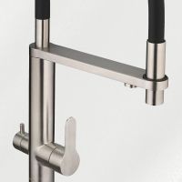 Смеситель для кухни Swedbe Selene Plus Нержавеющая сталь Черный арт-8440 — фото 6, Смесители для кухни