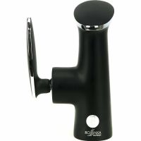 Смеситель для раковины Rossinka Черный матовый Хром арт-RS30-11B — фото 2, Смесители для раковины