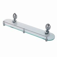 Аксесс Weser K- Полка стеклянная (блистер), хром, WasserKRAFT арт-8644 — фото 1, Полки для ванной и душа