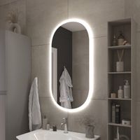 Зеркало с функцией памяти CEZARES арт-CZR-SPC-ELS-500-950-RGB-TCH — фото 1, Зеркала в ванную комнату