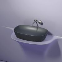 Раковина-чаша Ceramicanova Element 60 Темный антрацит матовый арт-CN6049MDH — фото 5, Раковины накладные