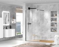 Душевая перегородка CEZARES арт-LIBERTA-L-1-90-C-NERO — фото 2, Душевые перегородки