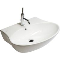 Раковина Hatria Nido 68 YXEP Белая арт-YXEP01 — фото 1, Раковины встраиваемые сверху