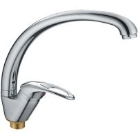 Смеситель для кухни Haiba Хром арт-HB4115-2 — фото 1, Смесители для кухни