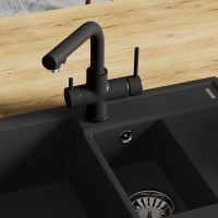 Смеситель для кухни Lemark Comfort Грей арт-LM3061PGR — фото 3, Смесители для кухни