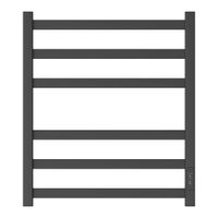 Полотенцесушитель электрический Point Меркурий П6 500x600, диммер справа, черный арт-PN83856B — фото 1, Электрические полотенцесушители