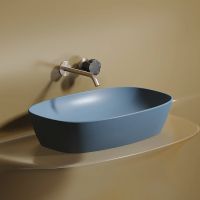 Раковина-чаша Ceramicanova Element 60 Голубая матовая арт-CN6049ML — фото 9, Раковины накладные