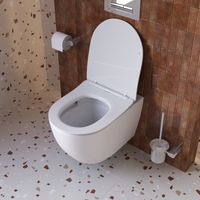 Унитаз подвесной безободковый с сиденьем CEZARES STREAM арт-CZR-2426-TH-TOR/SC — фото 13, Подвесные унитазы