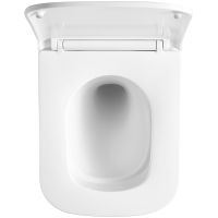 Унитаз Lemark Florex подвесной Белый глянец с сиденьем Микролифт арт-9614001 — фото 5, Подвесные унитазы