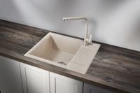 Granula-, кухонная мойка, кварц арт-6002, ПИРИТ — фото 2, Кухонные мойки