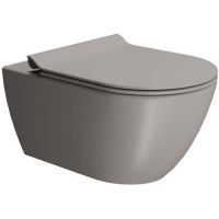 Унитаз GSI Pura подвесной Tortora opaco без сиденья арт-881505 — фото 1, Подвесные унитазы