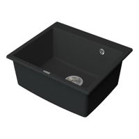 Мойка кухонная Point Бинга 60 , черный арт-PN3003B — фото 3, Кухонные мойки