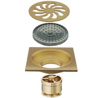 Трап для душа Veragio Canyon с решеткой Бронза арт-VR.CAN-2006.BR — фото 2, Трапы для душа