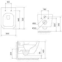 Товар: Унитаз Iddis Torr подвесной с сиденьем Микролифт арт-TORRDSEi25 - фото 3 Унитаз Iddis Torr подвесной с сиденьем Микролифт арт-TORRDSEi25 — фото 3, Подвесные унитазы
