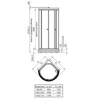 Товар: Душевая кабина Radomir Стронг 100x100 без гидромассажа арт-1-05-1-0-0-1811 - фото 3 Душевая кабина Radomir Стронг 100x100 без гидромассажа арт-1-05-1-0-0-1811 — фото 3, Душевые кабины
