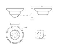 Мыльница подвесная CEZARES арт-RELAX-SODS-IN — фото 2, Мыльницы