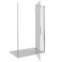 Душевая дверь Good Door Saturn WTW-130-C-CH-R 130 профиль Хром стекло прозрачное арт-СА00009 — фото 4, Распашные душевые двери