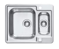 Мойка для кухни LINE MAXIM 50 SAT-90 610X500 в компл. с сифоном 1130555, арт-1089612.0 — фото 1, Кухонные мойки