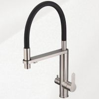 Смеситель для кухни Swedbe Selene Plus Нержавеющая сталь Черный арт-8440 — фото 5, Смесители для кухни