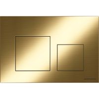 Клавиша смыва Ceramicanova Balance Square Брашированное золото арт-CN12-002BG — фото 1, Кнопки смыва
