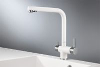 Granula-, СМЕСИТЕЛЬ КУХОННЫЙ арт-2305, АРКТИК (БЕЛЫЙ) — фото 1, Смесители для кухни