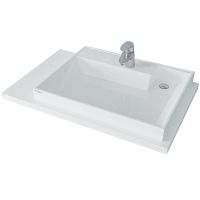 Раковина СанТа Юпитер 90 R на стиральную машину Белая арт-900129 — фото 1, Раковины на стиральную машину