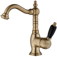 Смеситель для раковины Caprigo Adria-Uno Black Edition Бронза арт-02B-524-vot — фото 1, Смесители для раковины