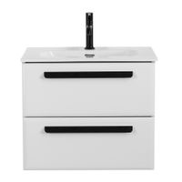 База под раковину подвесная CEZARES арт-ECO-CER-N-600-2C-SO-BL — фото 1, Тумбы под раковину