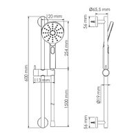 Душевой комплект арт-A144 — фото 6, Душевые гарнитуры на штанге