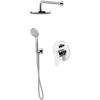 Душевая система Gattoni H2Omix7000 Хром арт-KTH715/PDC0 — фото 1, Встраиваемые душевые комплекты