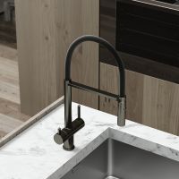 Товар: Смеситель для кухни Sancos Imola Вороненная сталь Черный арт-SC4010GG - фото 5 Смеситель для кухни Sancos Imola Вороненная сталь Черный арт-SC4010GG — фото 5, Смесители для кухни