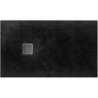 Душевой поддон из композитного материала Roca Terran 160x80 Черный арт-AP10164032001400 — фото 1, Душевые поддоны из искусственного камня