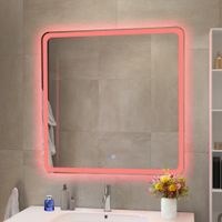 Зеркало с функцией памяти CEZARES арт-CZR-SPC-MC-800-800-RGB-TCH — фото 4, Зеркала в ванную комнату