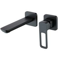 Смеситель для раковины Iddis Slide Черный матовый арт-SLIBL00i65 — фото 1, Смесители для раковины