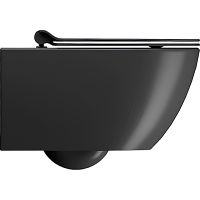 Унитаз GSI Pura подвесной Ardesia opaco без сиденья арт-881526 — фото 4, Подвесные унитазы