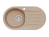 Мойка для кухни ALVEUS NIAGARA 40 GRANITAL ARCTIC-G11 780x435x160;1x с сифоном 1105297, арт-1100887.0 — фото 1, Кухонные мойки