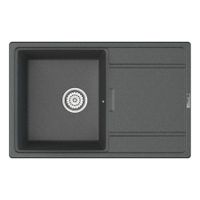 Мойка кухонная Point Лаура 78 , графит арт-PN3005GR — фото 1, Кухонные мойки